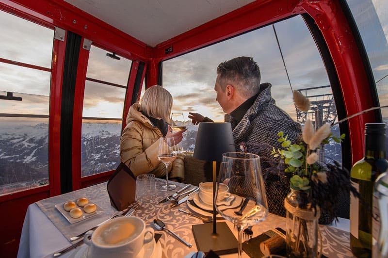 Gondeldinner ©Gasteinertal Tourismus GmbH Fotoatelier Wolkersdorfer
