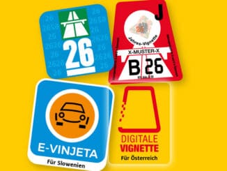 Vignetten 2026 ©ADAC SE Reisen