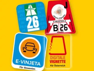 Vignetten 2026 ©ADAC SE Reisen