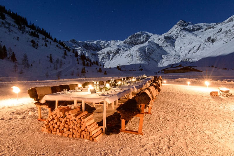 Vollmond Dinner Sportgastein ©Gasteinertal Tourismus GmbH Marktl Photography