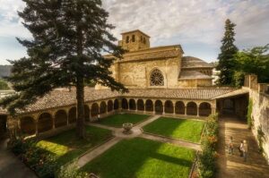 Mittelalterliche Städte und Dörfer Spaniens Iglesia San Pedro Rua Estella Lizarra
