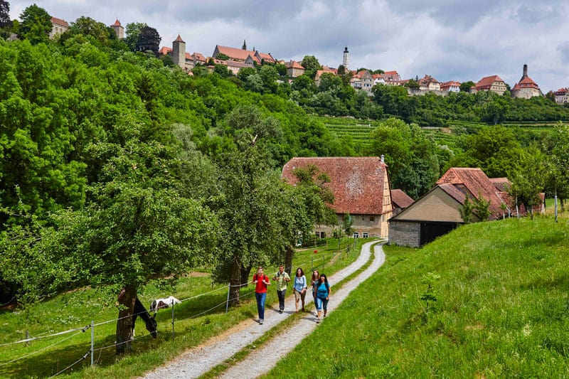 Rothenburg Wanderweg ©RTS Peter Frischmuth