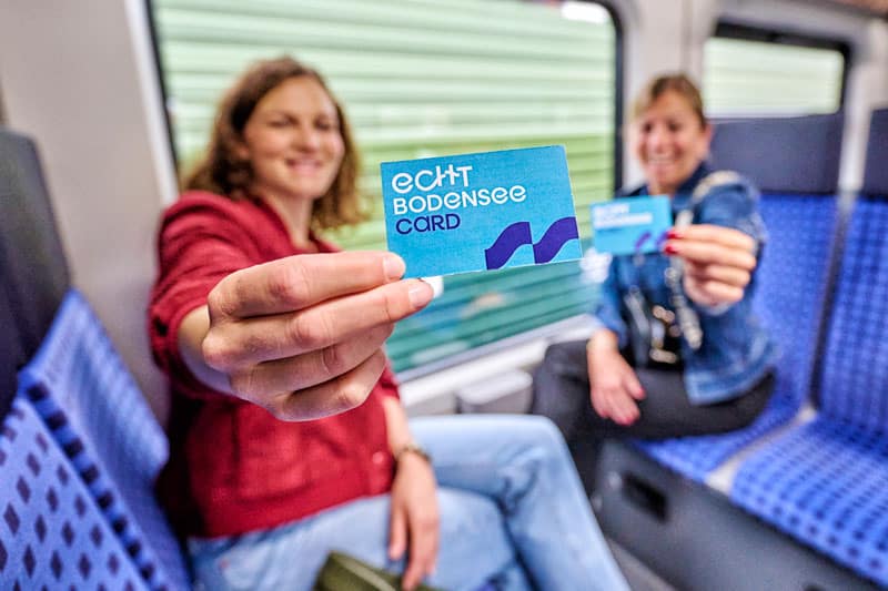 Echt Bodensee Card im Zug ©Trykowski Deutsche Bodensee Tourismus GmbH