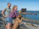 Am Partwitzer See mit Hund ©Tourismusverband Lausitzer Seenland Nada Quenzel