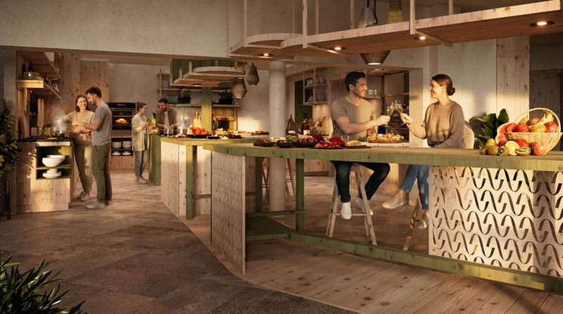 Community Kitchen ©Hotel AUI