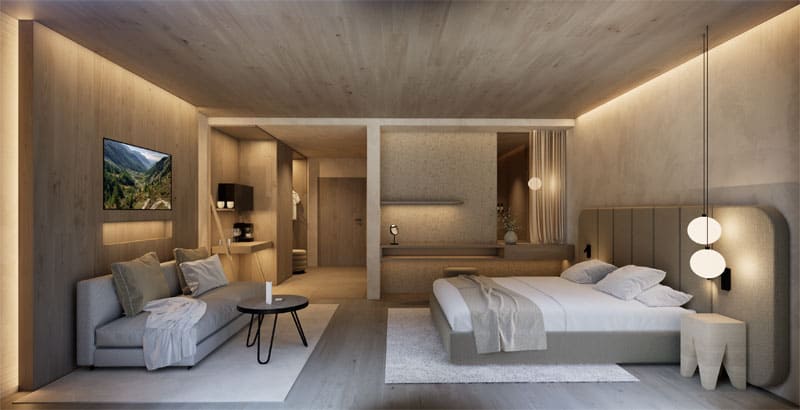 Junior Suite Vista de Luxe ©Naturhotel Molin