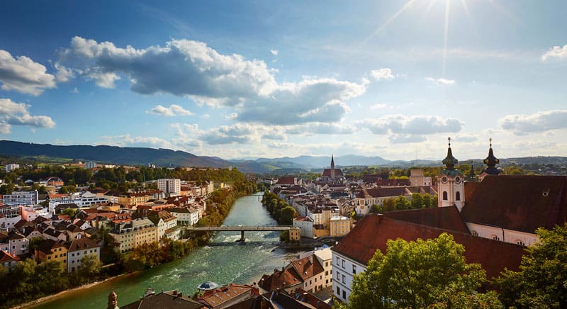 Steyrer Altstadt ©TVB Steyr Nationalpark Region www.iconic turn.com
