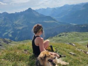 Wandertipps für Menschen mit Hund im Allgäu Wandern mit Hund Panorama ©Daniel Kutter